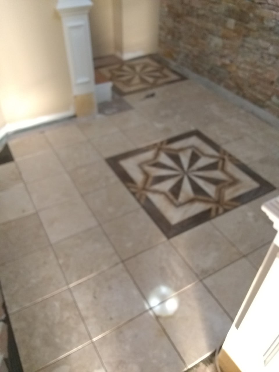 Tile flooring